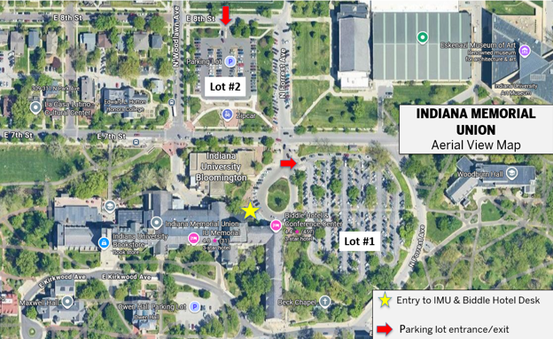 Figure 2:IMU Lots 1 and 2 and their entrances